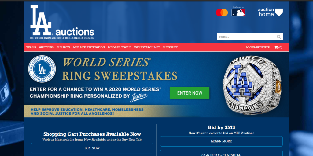 World Series Memorabilia Opens at MLB Auctions